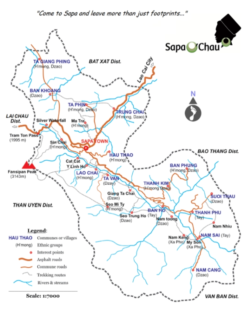 Ma Tra & Ta Phin 路線圖